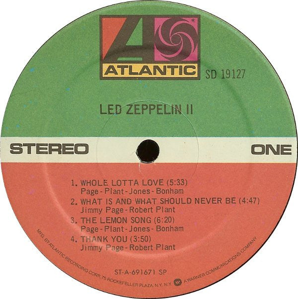 Led Zeppelin : Led Zeppelin II (LP, Album, RE, Spe)