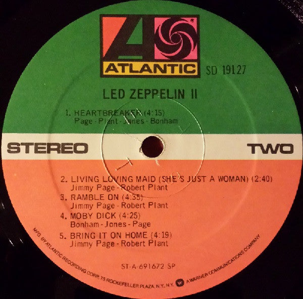 Led Zeppelin : Led Zeppelin II (LP, Album, RE, Spe)