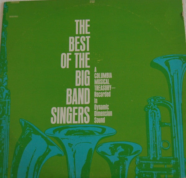 Various : The Best Of The Big Band Singers (LP, Comp, Mono, Ter)