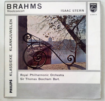 Johannes Brahms - Isaac Stern - Royal Philharmonic Orchestra, Sir Thomas Beecham : Violin Concerto (10", Mono)