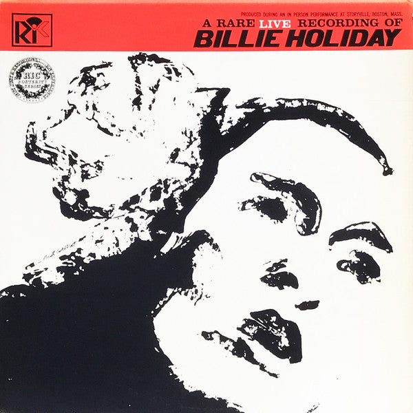 Billie Holiday : A Rare Live Recording Of Billie Holiday (LP, Album)