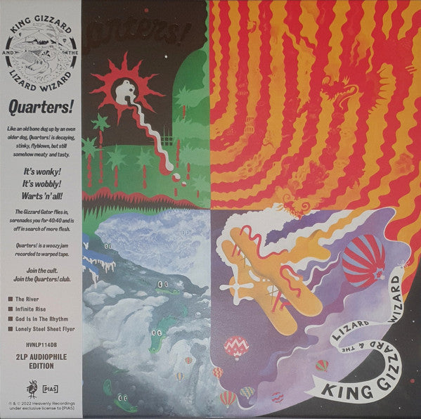 King Gizzard And The Lizard Wizard : Quarters! (2x12", Album, RE, RM)