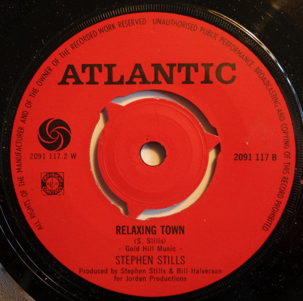 Stephen Stills : Change Partners / Relaxing Town (7")