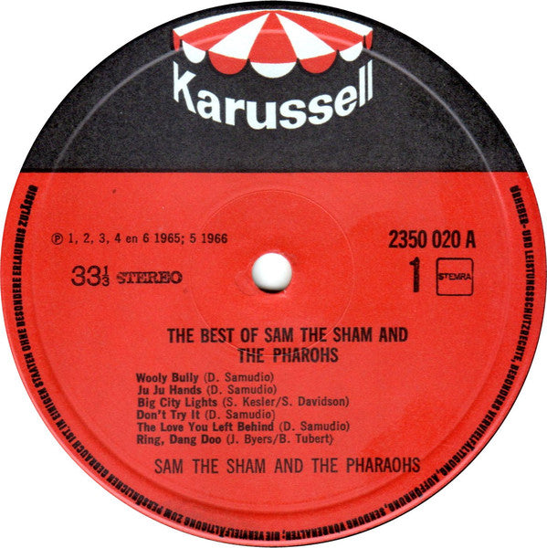 Sam The Sham & The Pharaohs : The Best Of Sam The Sham & The Pharaohs (LP, Comp)
