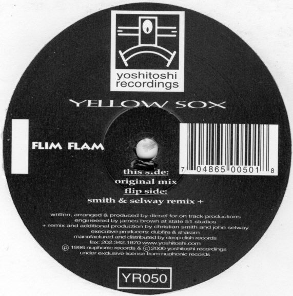 Yellow Sox : Flim Flam (Remixes) (2x12")