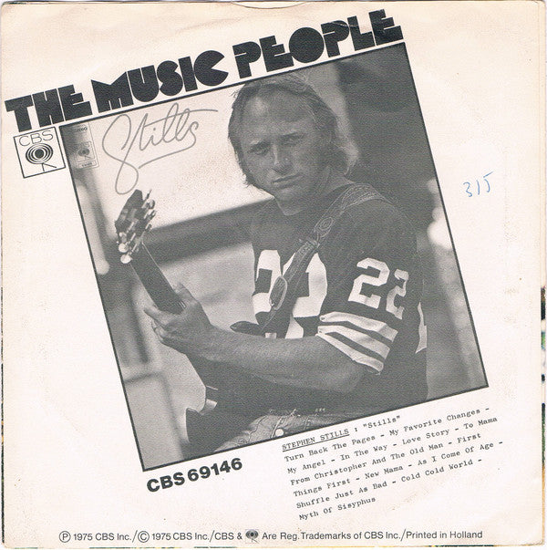 Stephen Stills : Turn Back The Pages (7")