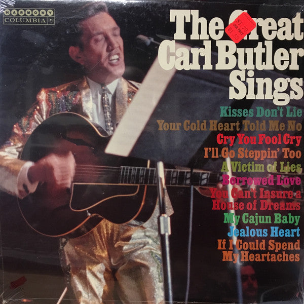 Carl Butler : The Great Carl Butler Sings (LP, Mono)