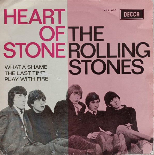 The Rolling Stones : Heart Of Stone (7", EP, Mono)