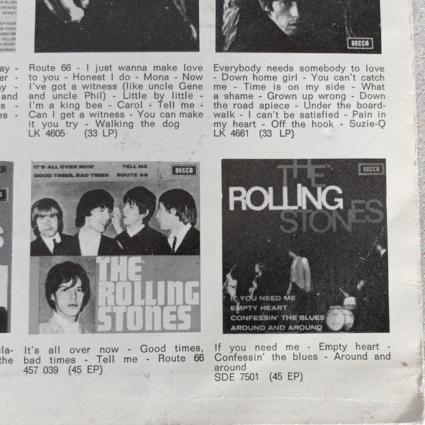 The Rolling Stones : Heart Of Stone (7", EP, Mono)