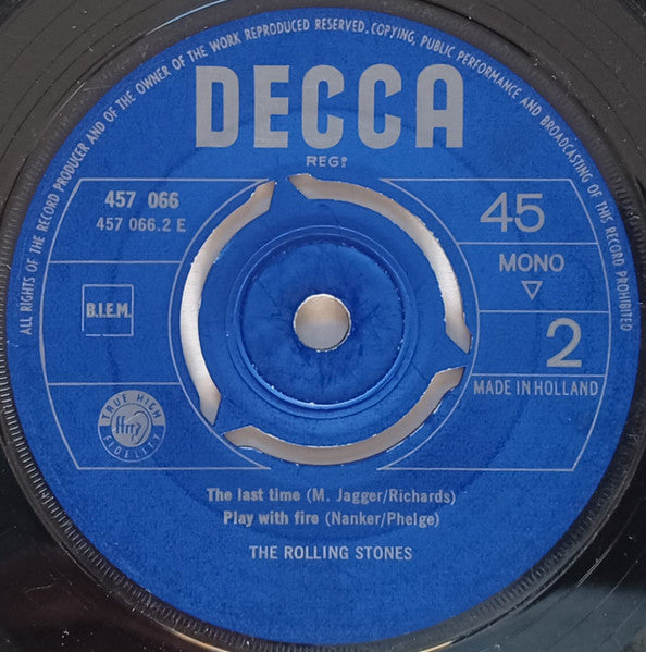 The Rolling Stones : Heart Of Stone (7", EP, Mono)