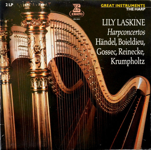 Georg Friedrich Händel, François-Adrien Boieldieu, François-Joseph Gossec, Carl Reinecke, Johann Baptist Krumpholtz - Lily Laskine : Harpconcertos (2xLP, Comp)