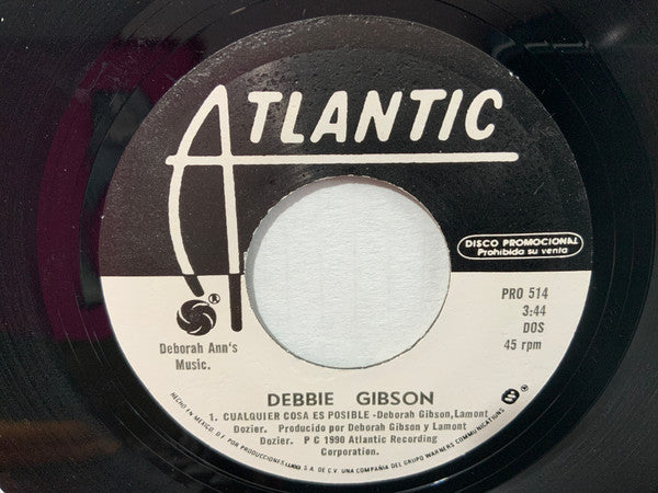 Debbie Gibson : Cualquier Cosa Es Posible (7", Single, Promo)