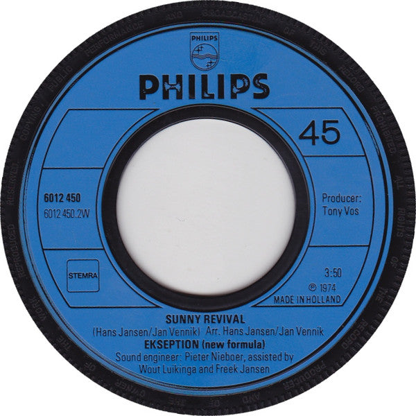 Ekseption : De Fietser (7", Single)