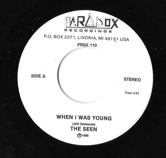 The Seen : When I Was Young / Stopping On Go! (7", Single)