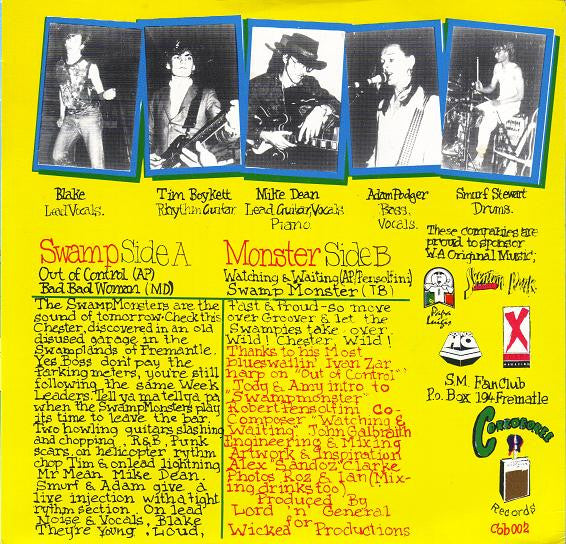 The Swamp Monsters : Watching And Waiting (7", EP)