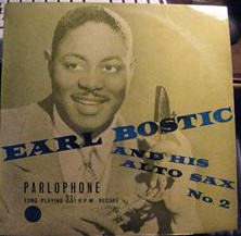 Earl Bostic And His Orchestra : Earl Bostic And His Alto Sax (No.2) (10", Mono)