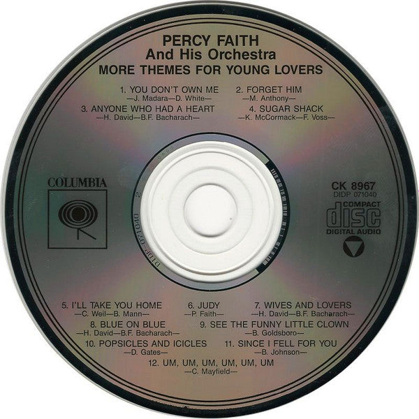 Percy Faith And His Orchestra* : More Themes For Young Lovers (CD, Album, RE)