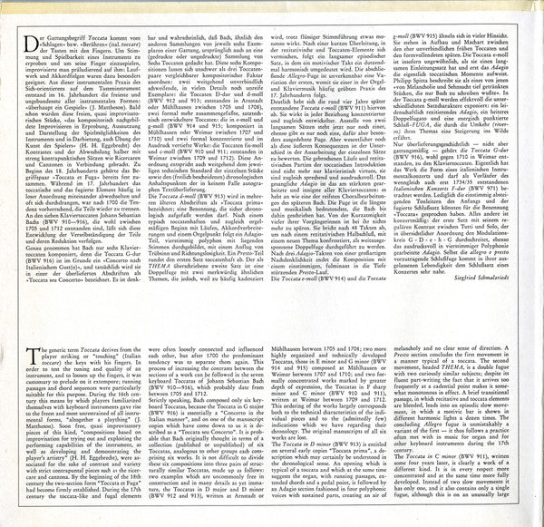 Johann Sebastian Bach - Trevor Pinnock : Toccaten (BWV 913 • 911 • 914 • 915 • 916) (LP, Gat)