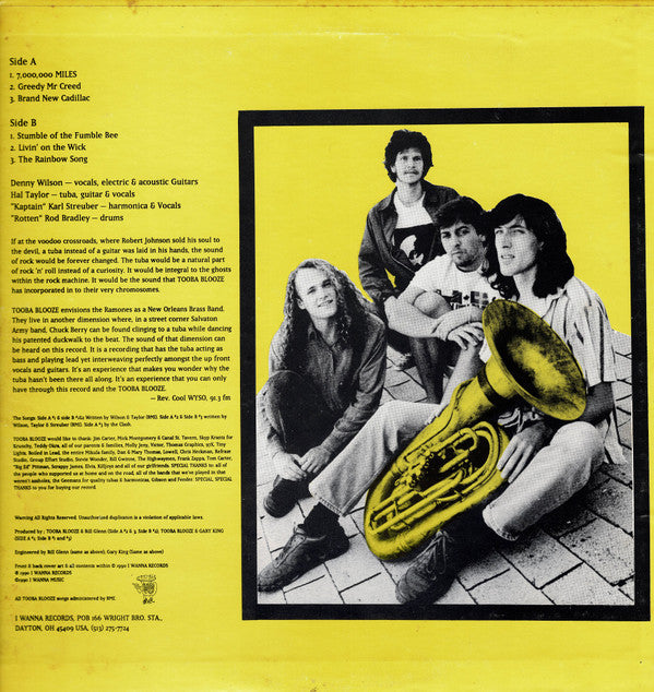 Tooba Blooze : Tooba Blooze (Vinyl, MiniAlbum)