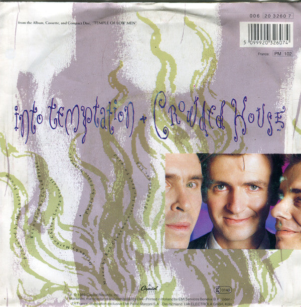 Crowded House : Into Temptation (7", Single)