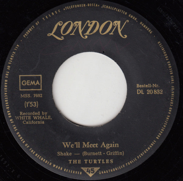 The Turtles : Happy Together (7", Single)