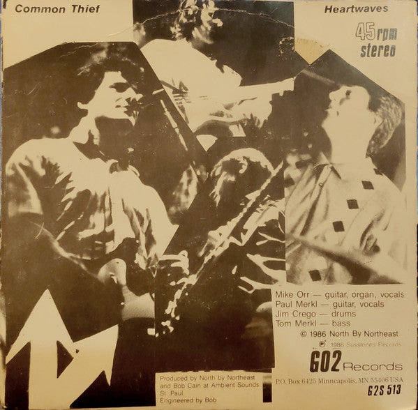 North By Northeast (2) : Common Thief / Heartwaves (7", Single)