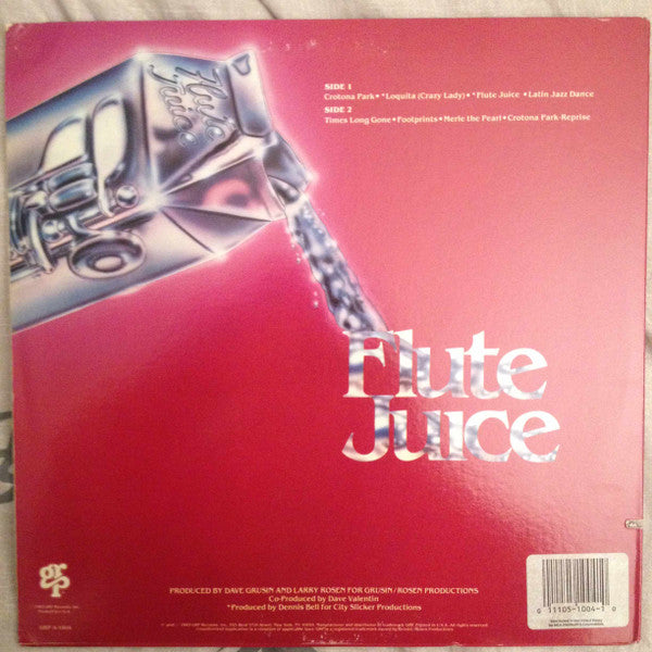 Dave Valentin : Flute Juice (LP, Album, RP)