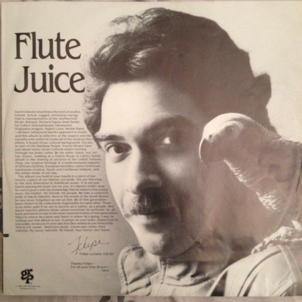 Dave Valentin : Flute Juice (LP, Album, RP)