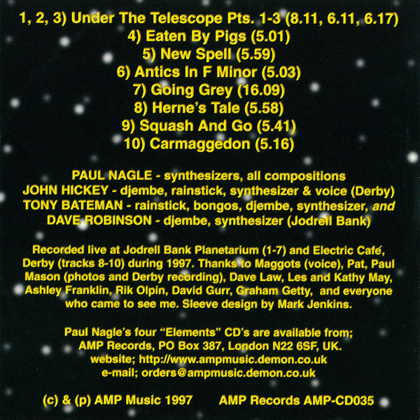 Paul Nagle : The Live Element (CD, Album)