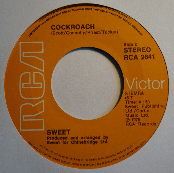 The Sweet : The Lies In Your Eyes (7", Single)