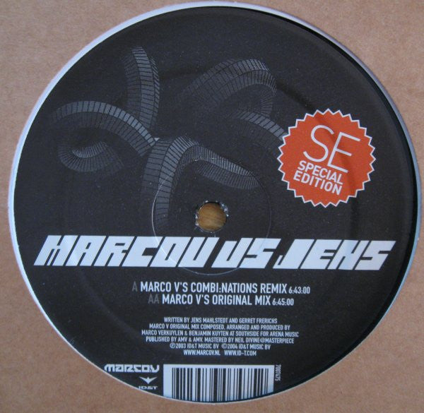 Marco V Vs Jens : Loops & Tings Relooped (12", Maxi, S/Edition)