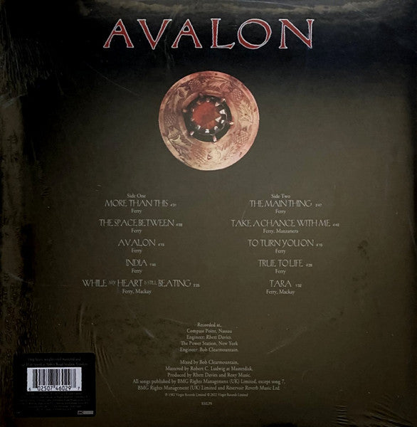 Roxy Music : Avalon (LP, Album, RE, RM, Hal)