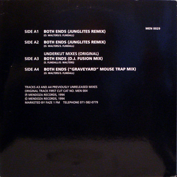 Underkut : Both Ends (The Junglites Remix) (2x10")