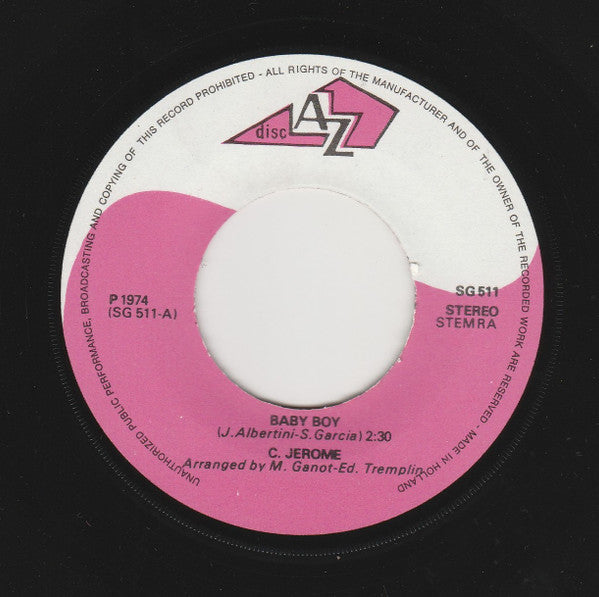 C. Jérôme : Baby Boy (7")