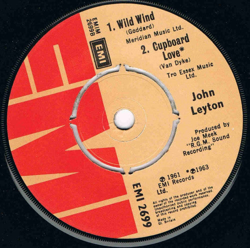 John Leyton : Johnny Remember Me (7", EP)