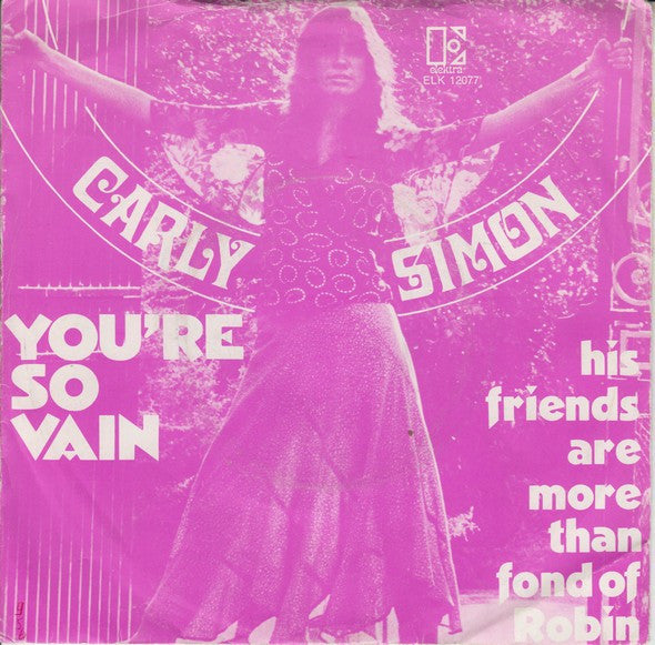 Carly Simon : You're So Vain (7", Single)