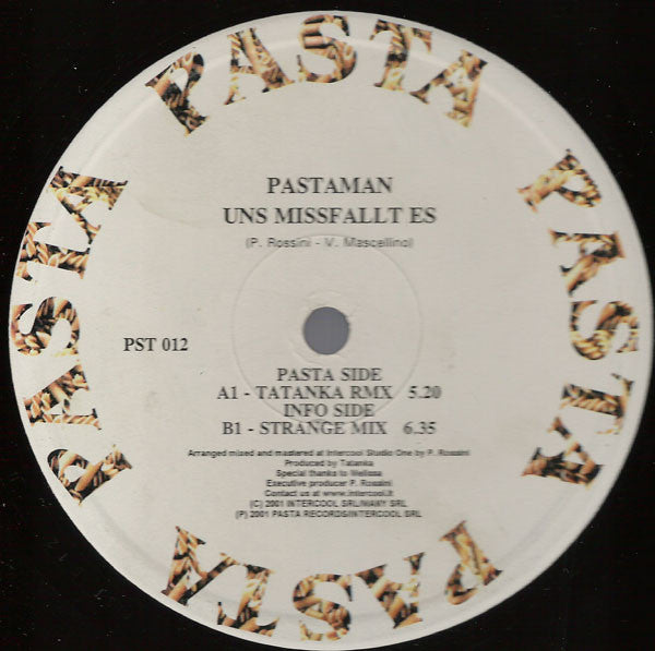 Pasta Man : Uns Missfallt Es (12")