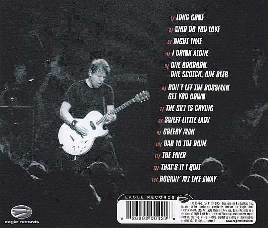 George Thorogood & The Destroyers : 30th Anniversary Tour: Live (CD, Album)