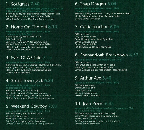 Bill Evans (3) : Soulgrass (CD, Album)