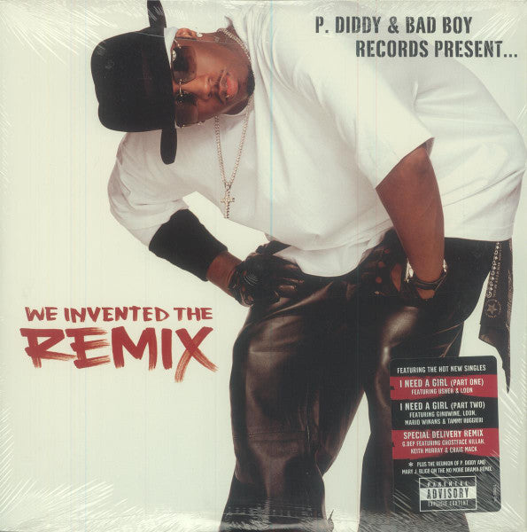 Various : P. Diddy & Bad Boy Records Present...We Invented The Remix (2xLP, Comp)