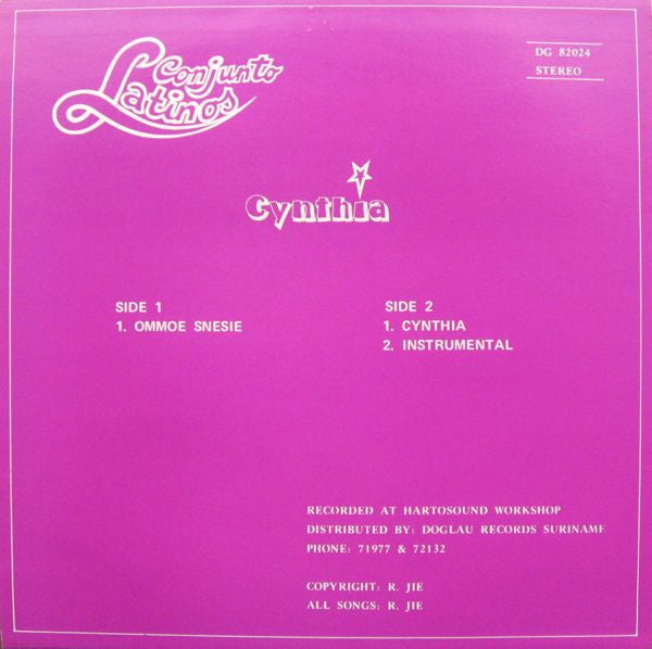 Conjunto Latinos : Cynthia (12", Maxi)