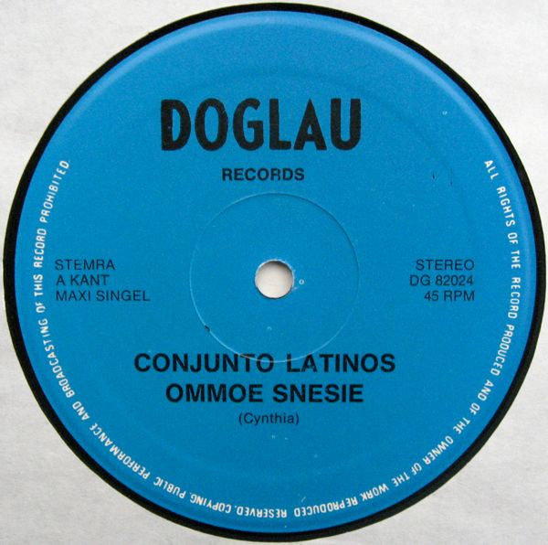 Conjunto Latinos : Cynthia (12", Maxi)