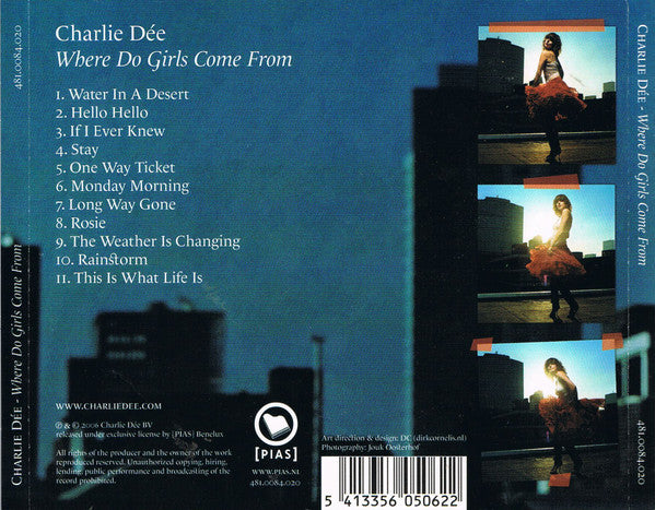 Charlie Dée : Where Do Girls Come From (CD, Album)