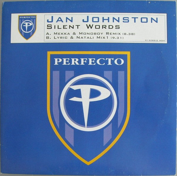 Jan Johnston : Silent Words (12")
