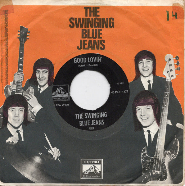 The Swinging Blue Jeans : Crazy 'Bout My Baby (7", Single)