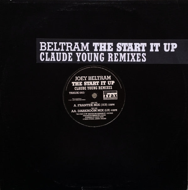 Joey Beltram : The Start It Up (Claude Young Remixes) (12", Comp)