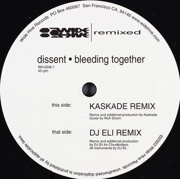 Dissent : Bleeding Together (12")