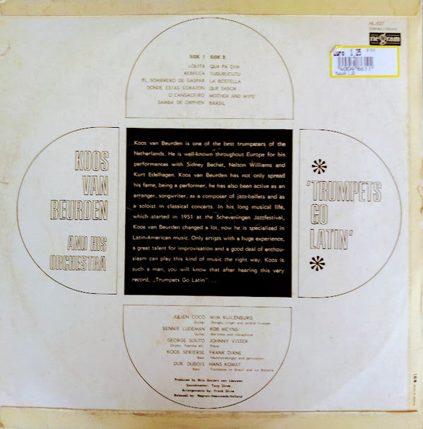 Orkest Koos van Beurden : Trumpets Go Latin (LP, Album)