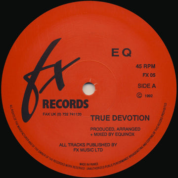 EQ (21) : True Devotion / Ghetto Boys (12")