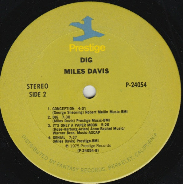Miles Davis : Dig (2xLP, Comp, Gat)
